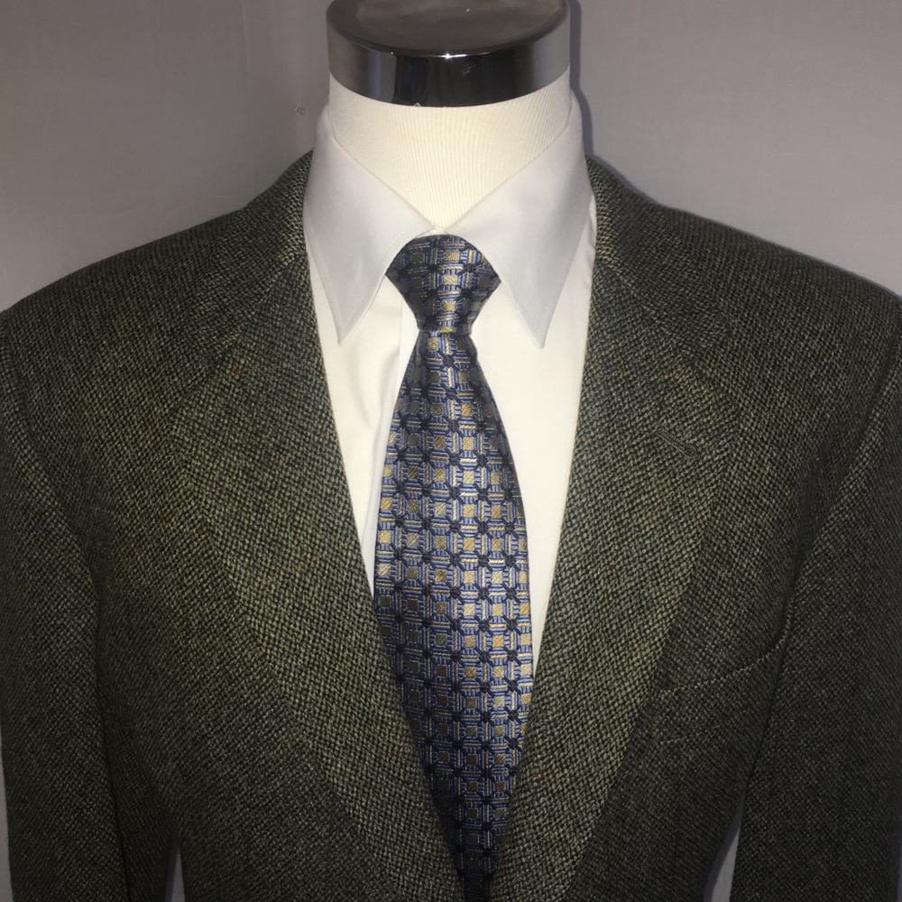 Burberry British Style wool sport coat jacket 46